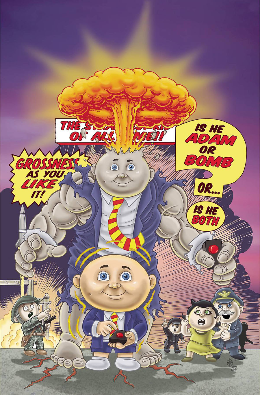 Garbage Pail Kids Origins #1 Cover R Incentive Ken Haeser Virgin Cover