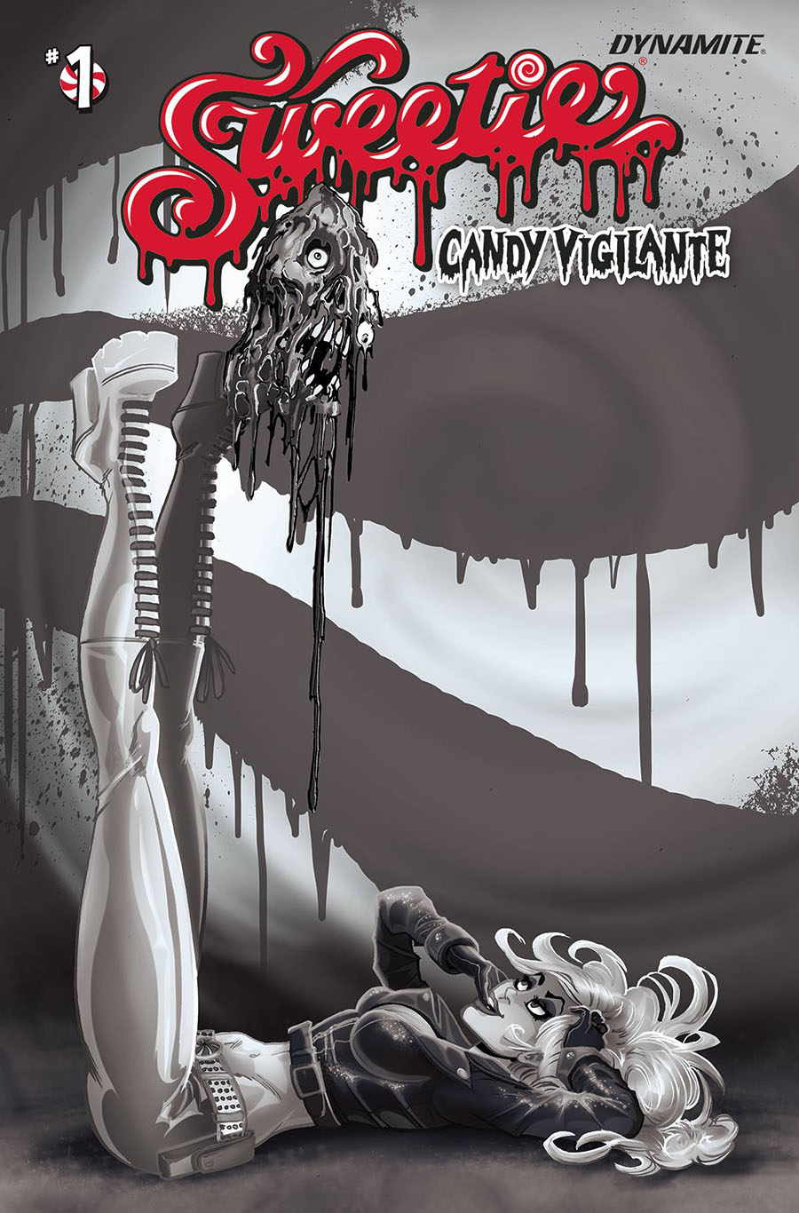 Sweetie Candy Vigilante #1 Cover H Incentive Jeff Zornow Black & White Cover