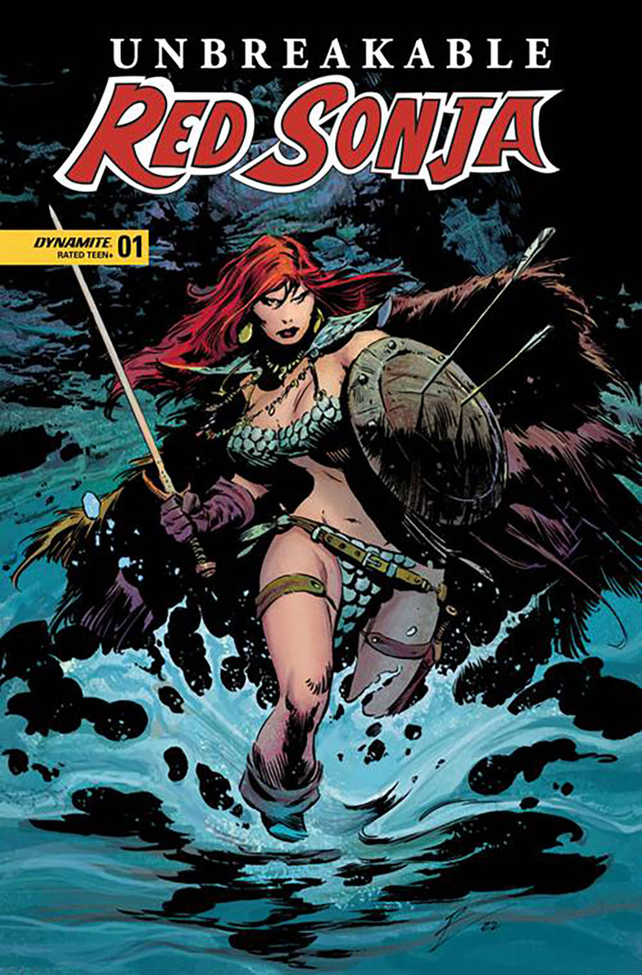 Unbreakable Red Sonja #1 Cover Q Variant Roberto de la Torre Cover