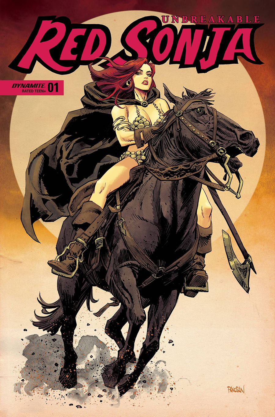 Unbreakable Red Sonja #1 Cover V Incentive Dan Panosian Variant Cover