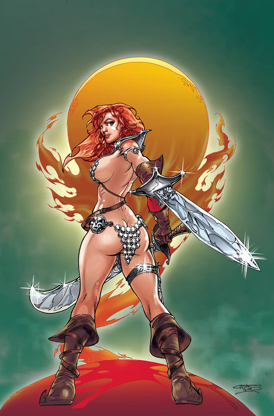 Unbreakable Red Sonja #1 Cover Y Incentive Roberto Castro Virgin Cover