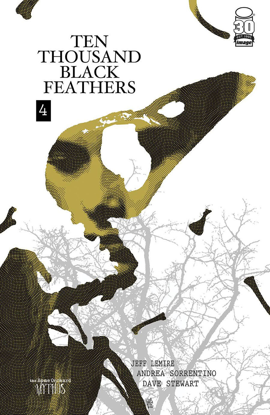 Bone Orchard Mythos Ten Thousand Black Feathers #4 Cover A Regular Andrea Sorrentino Cover