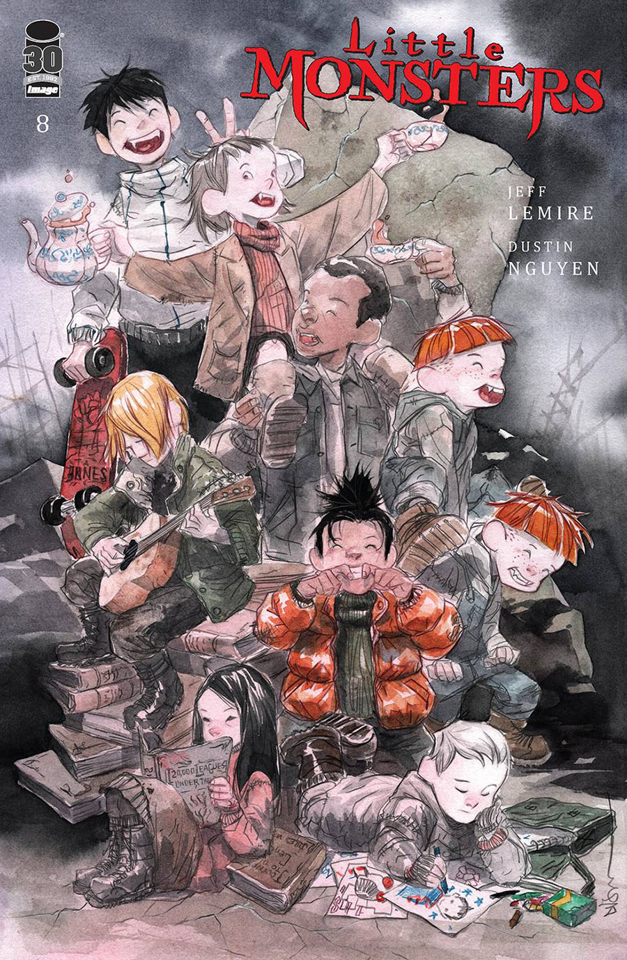 Little Monsters #8 Cover B Variant Dustin Nguyen Cover