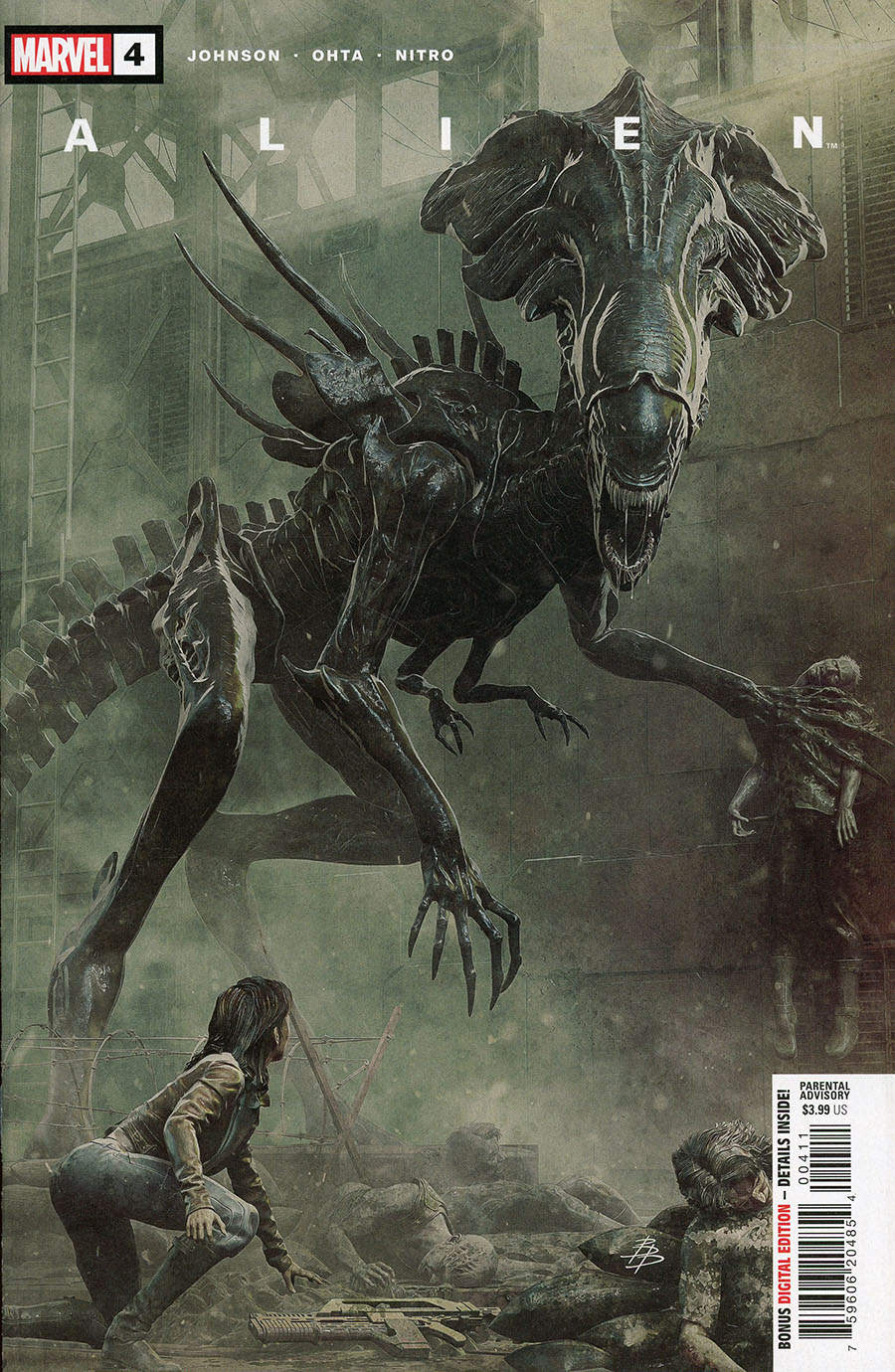 Alien Vol 2 #4 Cover A Regular Bjorn Barends Cover