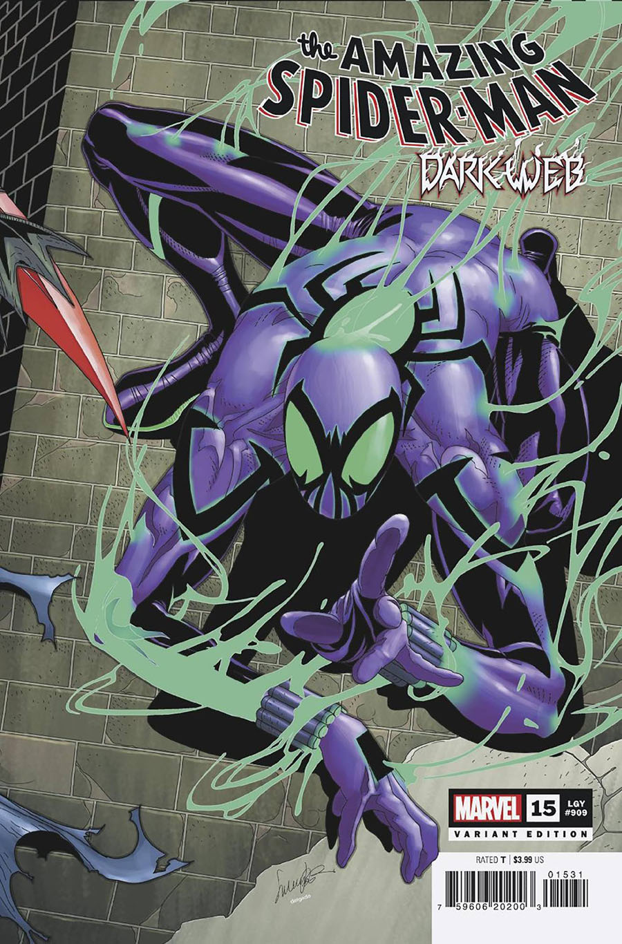 Amazing Spider-Man Vol 6 #15 Cover C Variant Salvador Larroca Connecting Cover (Dark Web Tie-In)