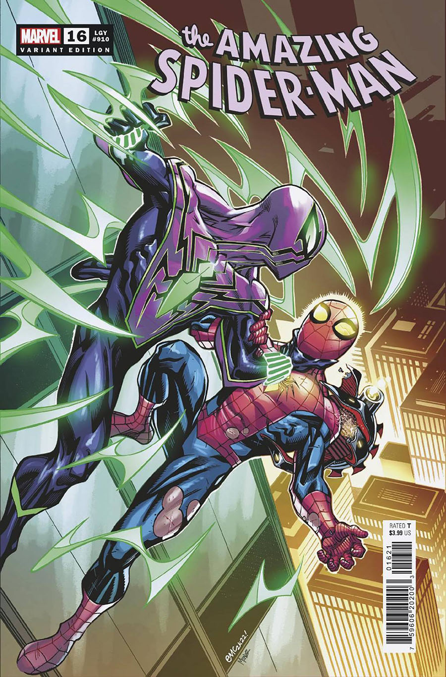 Amazing Spider-Man Vol 6 #16 Cover B Variant Ed McGuinness Dark Web Cover (Dark Web Tie-In)