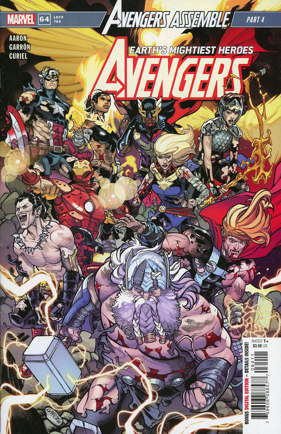 Avengers Vol 7 #64 Cover A Regular Javier Garron Cover (Avengers Assemble Part 4)