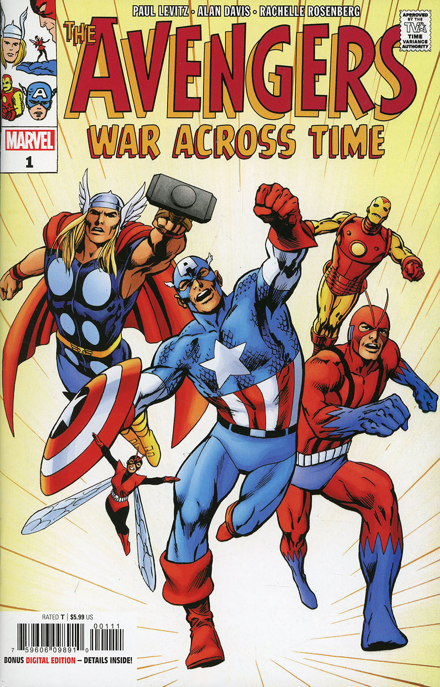Avengers War Across Time #1 Cover A Regular Alan Davis Cover