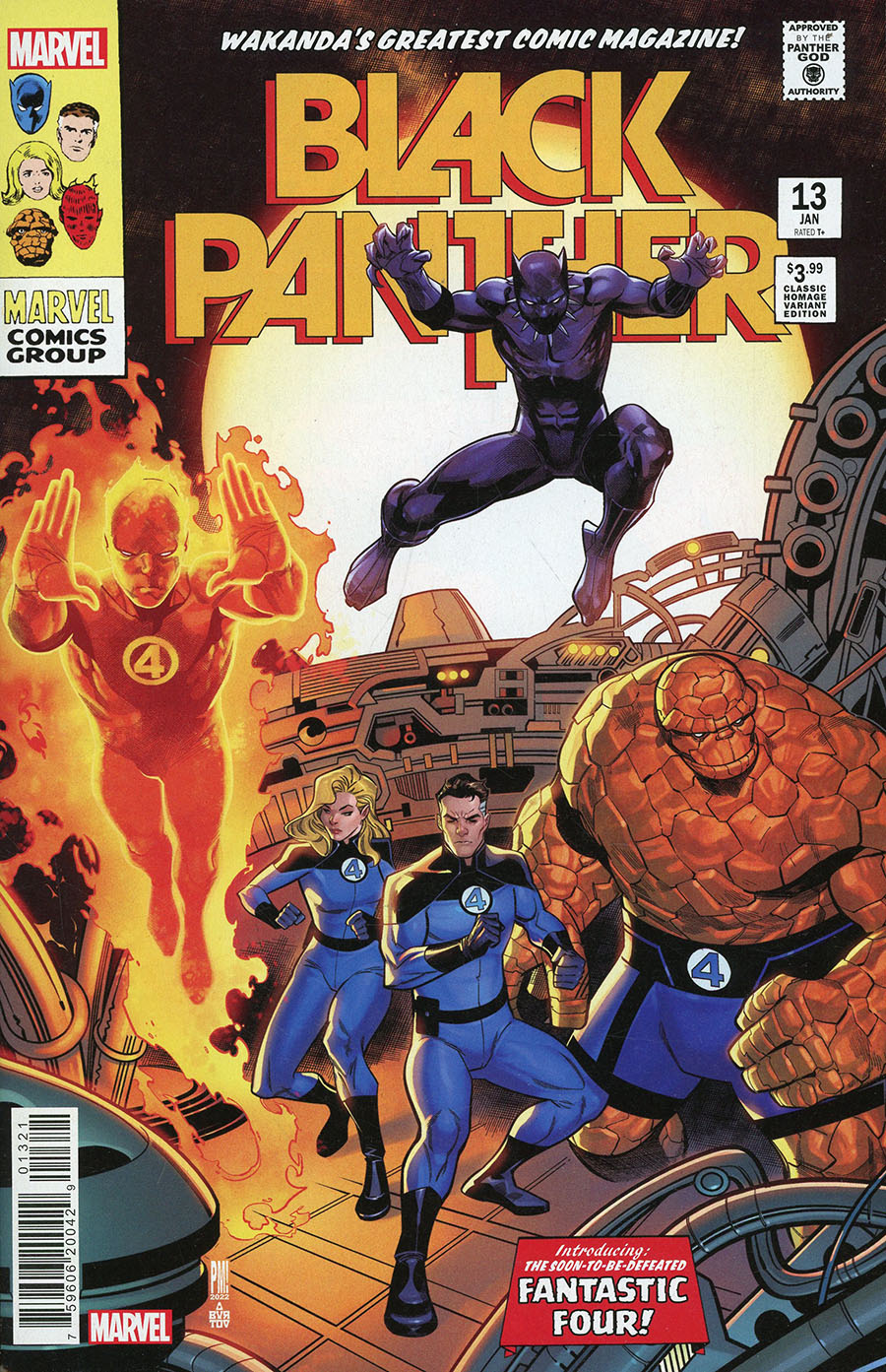 Black Panther Vol 8 #13 Cover B Variant Paco Medina Classic Homage Cover