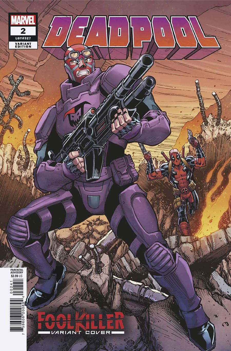 Deadpool Vol 8 #2 Cover B Variant Todd Nauck Foolkiller Cover