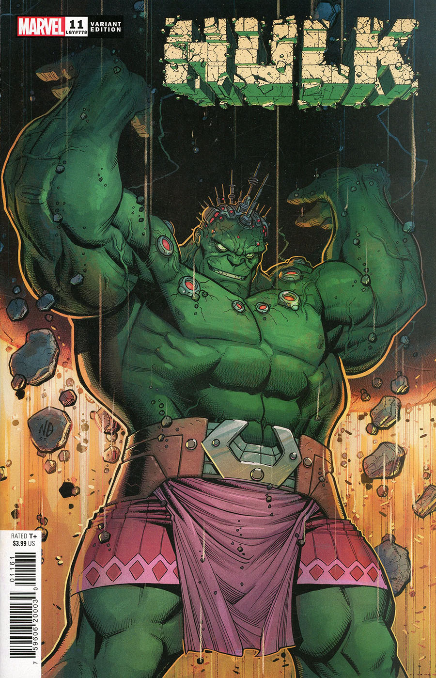 Hulk Vol 5 #11 Cover D Variant Nick Bradshaw Cover