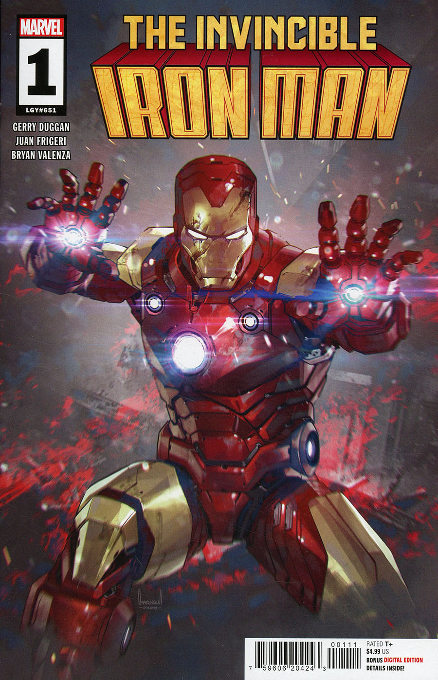 Invincible Iron Man Vol 4 #1 Cover A Regular Kael Ngu Cover