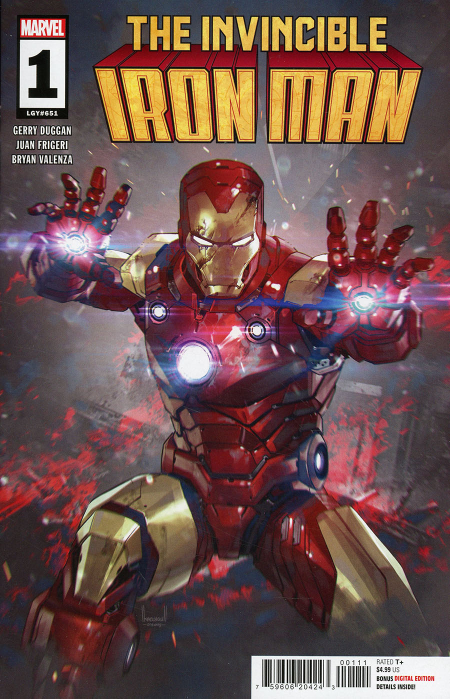 Invincible Iron Man Vol 4 #1 Cover A Regular Kael Ngu Cover