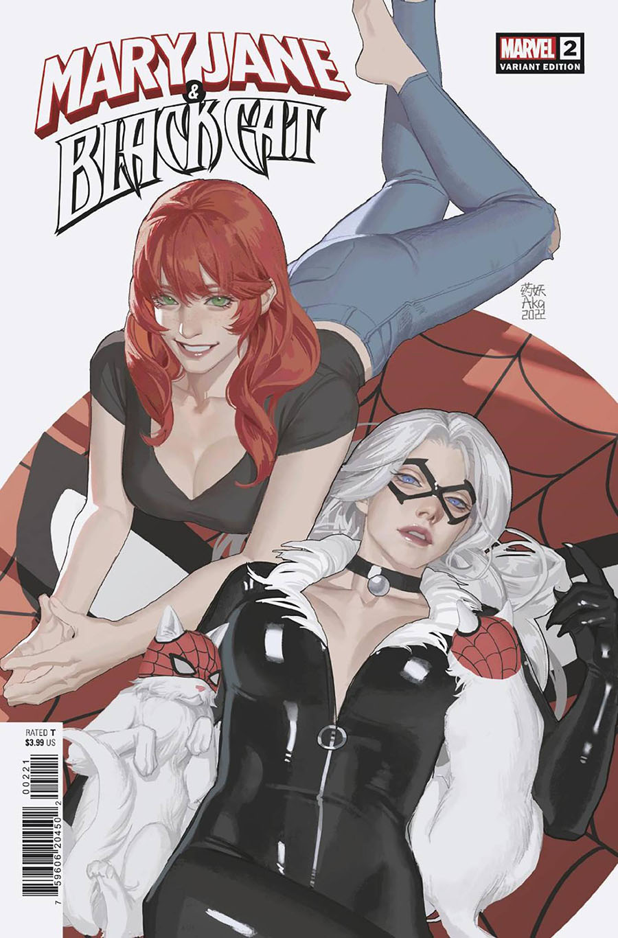 Mary Jane And Black Cat #2 Cover C Variant AKA Cover (Dark Web Tie-In)