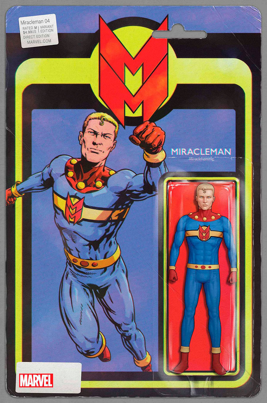 Miracleman By Gaiman & Buckingham The Silver Age #4 Cover B Variant John Tyler Christopher Action Figure Cover