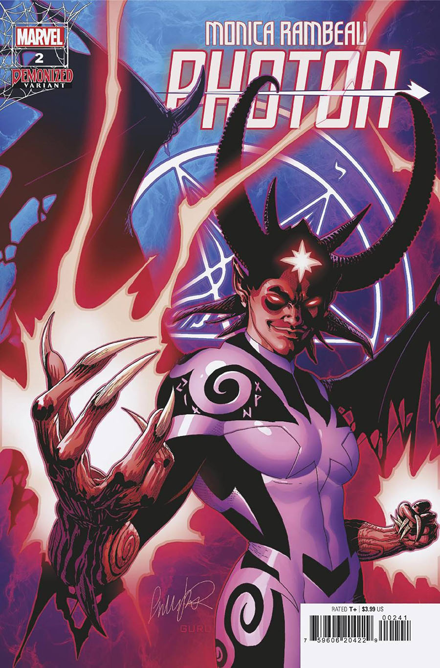 Monica Rambeau Photon #2 Cover C Variant Salvador Larroca Demonized Cover