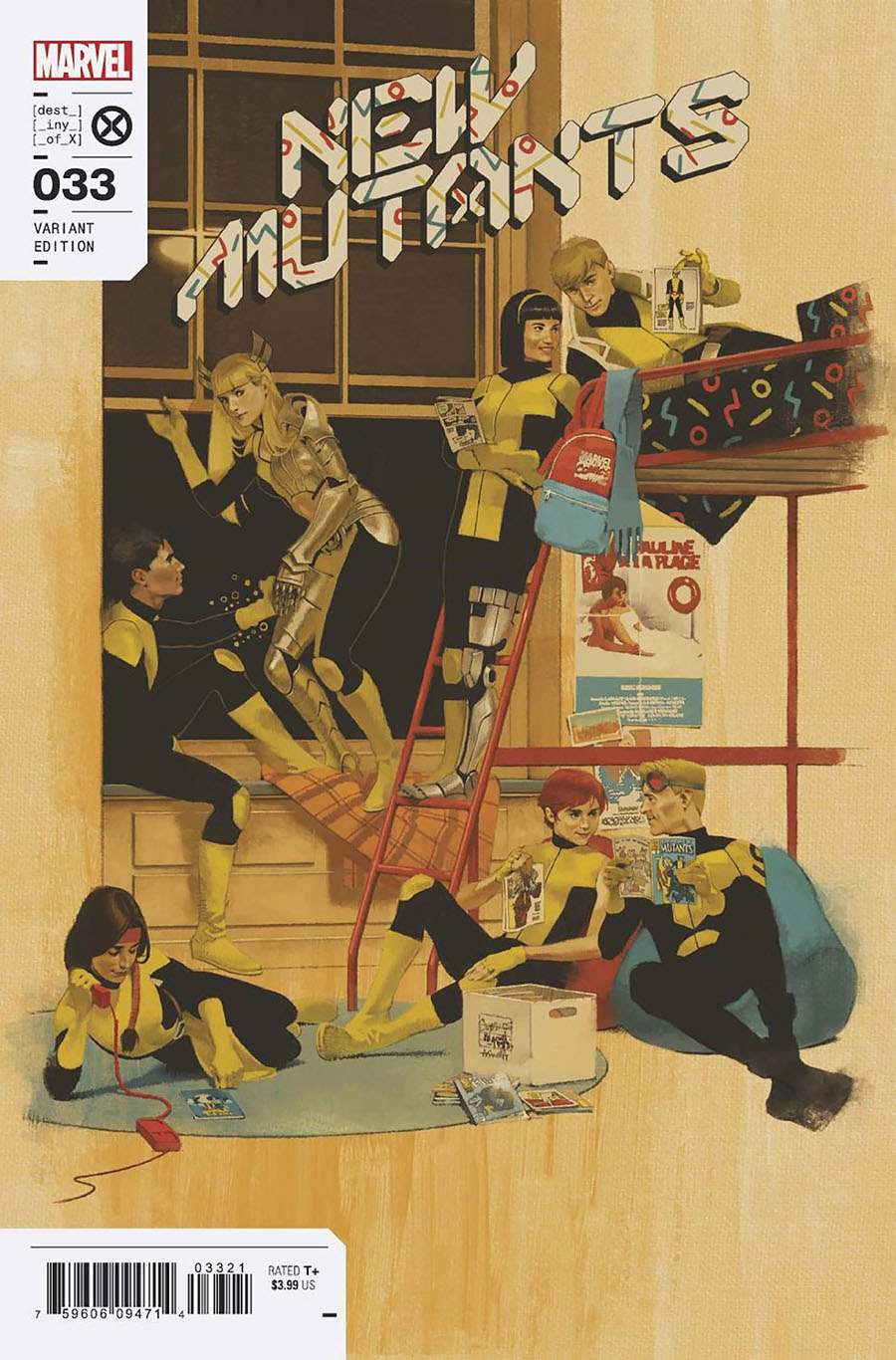 New Mutants Vol 4 #33 Cover B Variant Marc Aspinall Cover