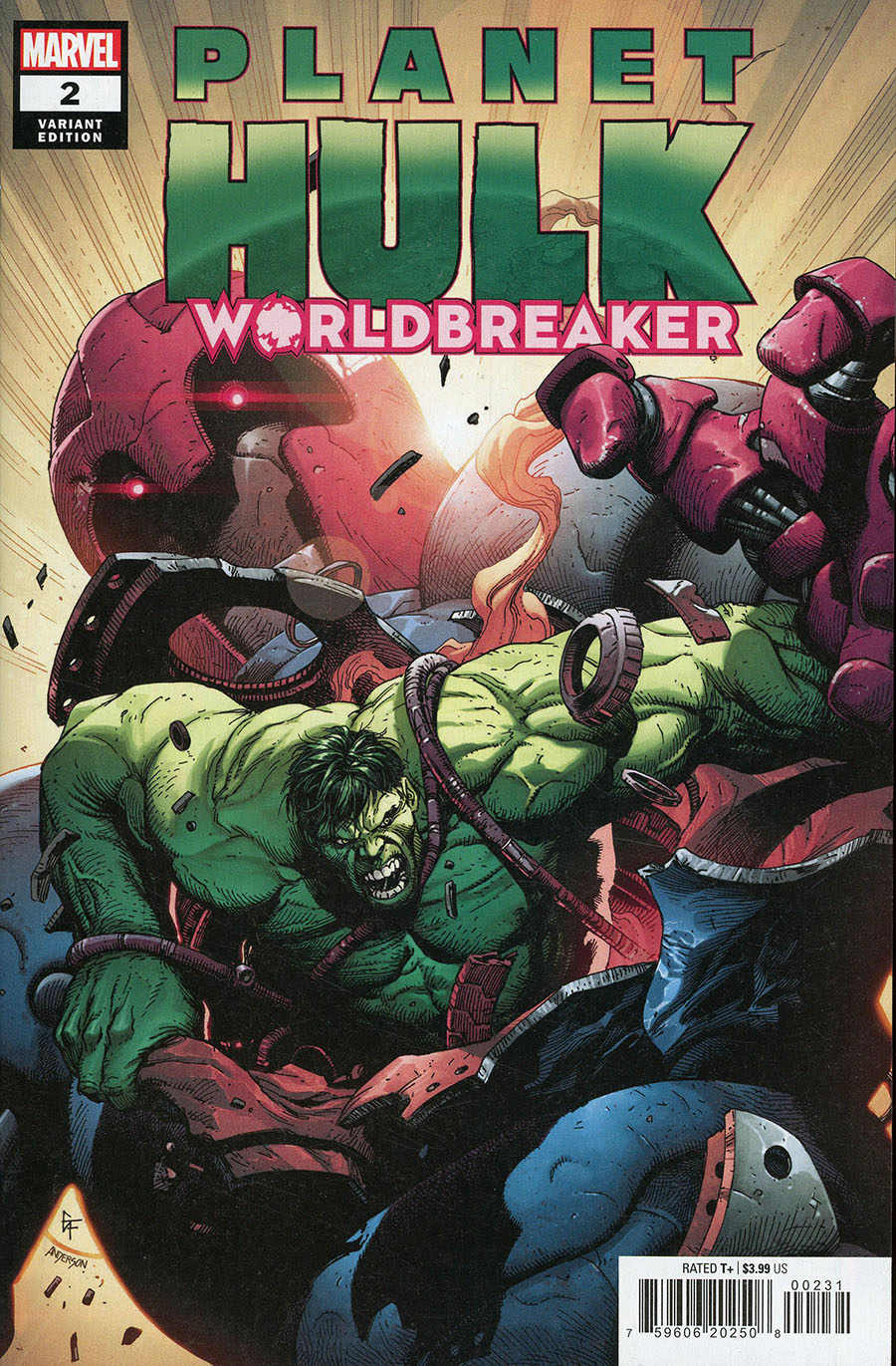 Planet Hulk Worldbreaker #2 Cover B Variant Gary Frank Cover