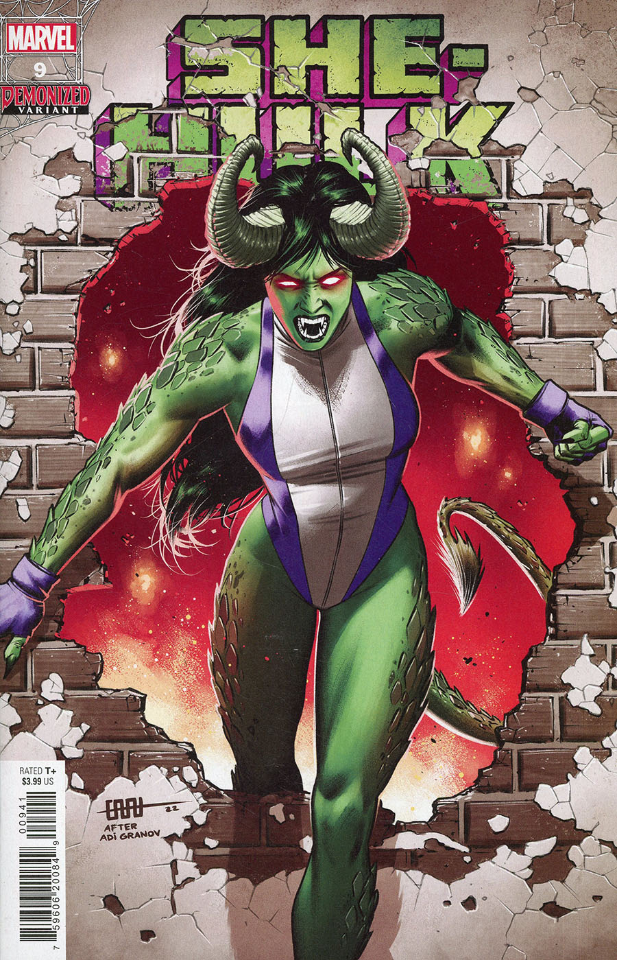She-Hulk Vol 4 #9 Cover C Variant CAFU Demonized Cover
