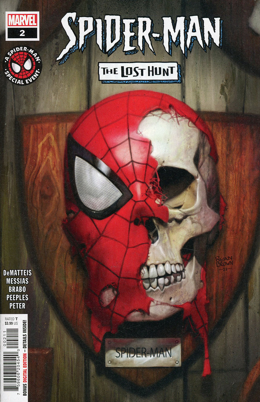 Spider-Man Lost Hunt #2 Cover A Regular Ryan Brown Cover