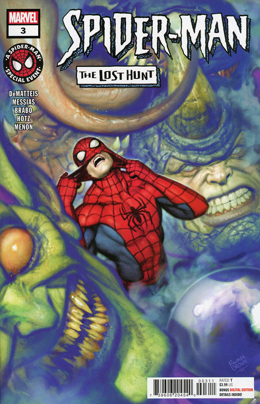Spider-Man Lost Hunt #3 Cover A Regular Ryan Brown Cover