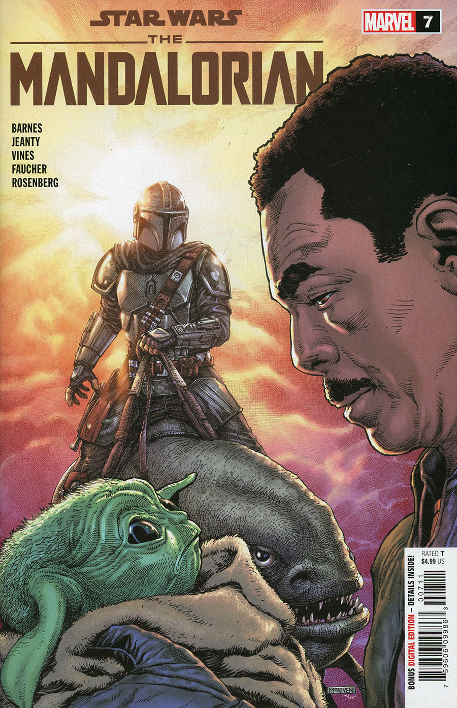 Star Wars The Mandalorian #7 Cover A Regular Steve McNiven Cover