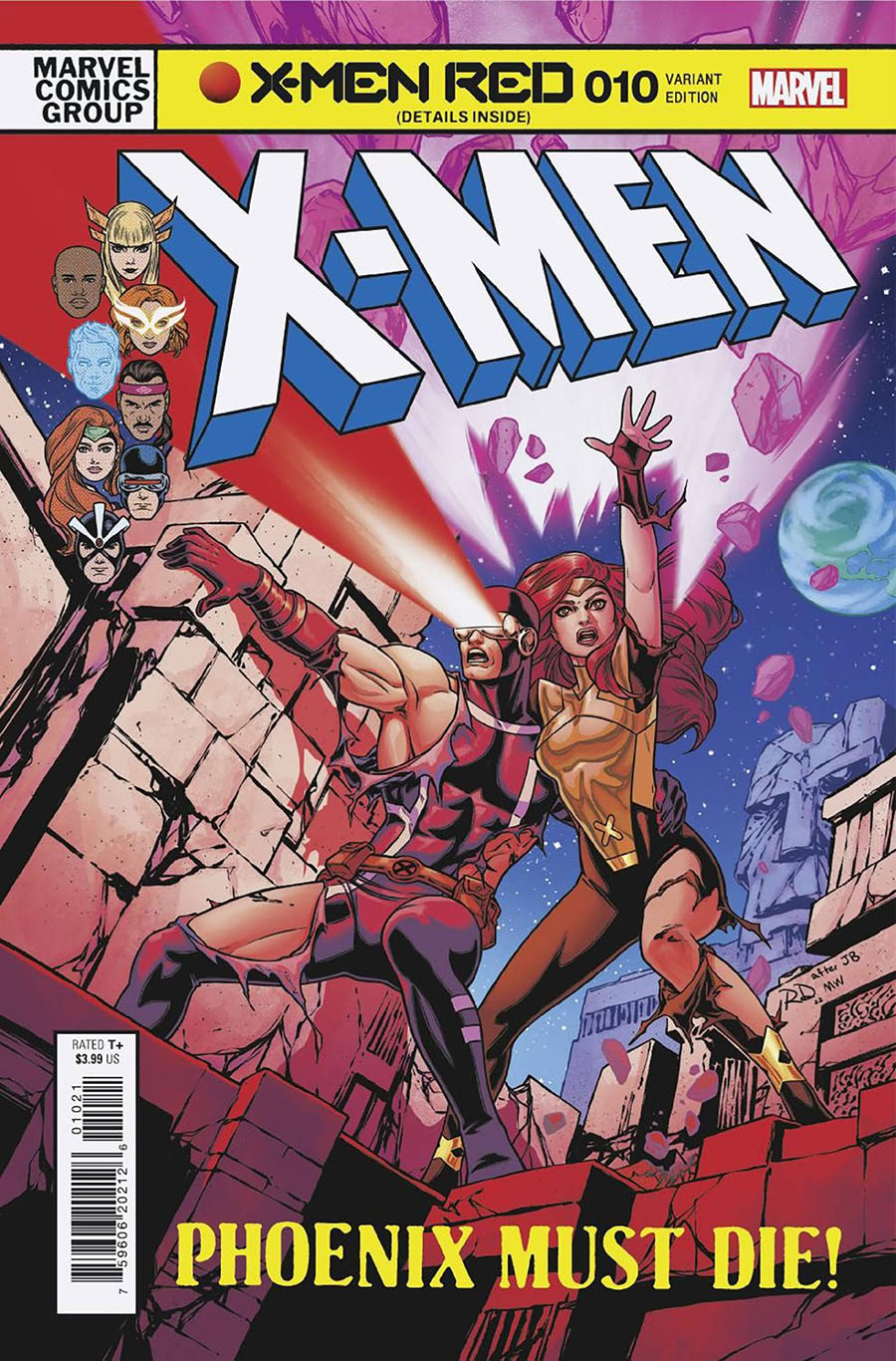 X-Men Red Vol 2 #10 Cover B Variant Russell Dauterman Classic Homage Cover