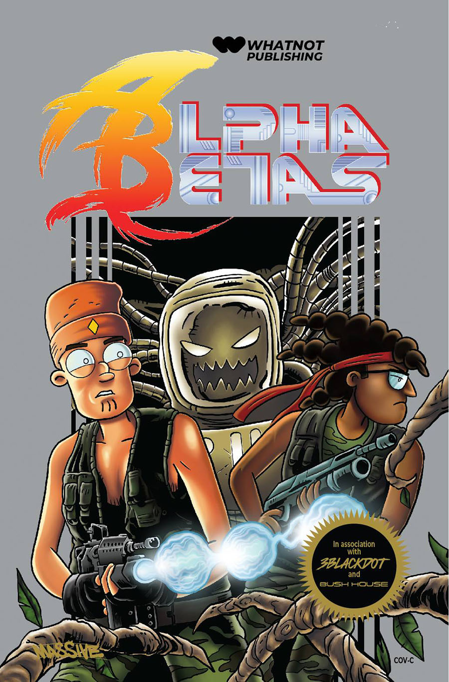 Alpha Betas #3 Cover C Variant Contra Video Game Homage Cover