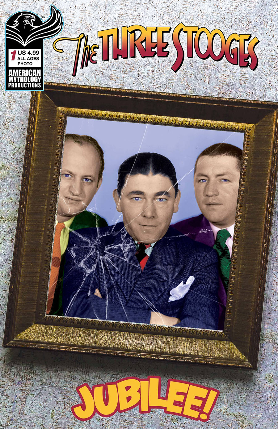 American Mythology Archives Three Stooges #1 1949 Jubilee Edition Cover B Variant Color Photo Cover