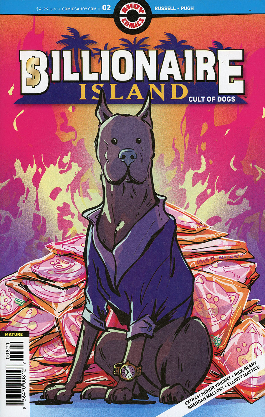 Billionaire Island Cult Of Dogs #2 Cover B Variant Liana Kangas Cover