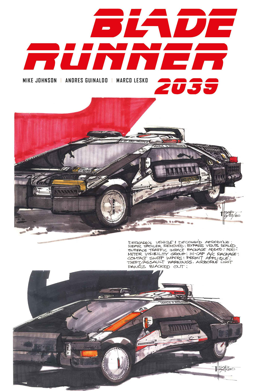 Blade Runner 2039 #1 Cover C Variant Syd Mead Connecting Cover