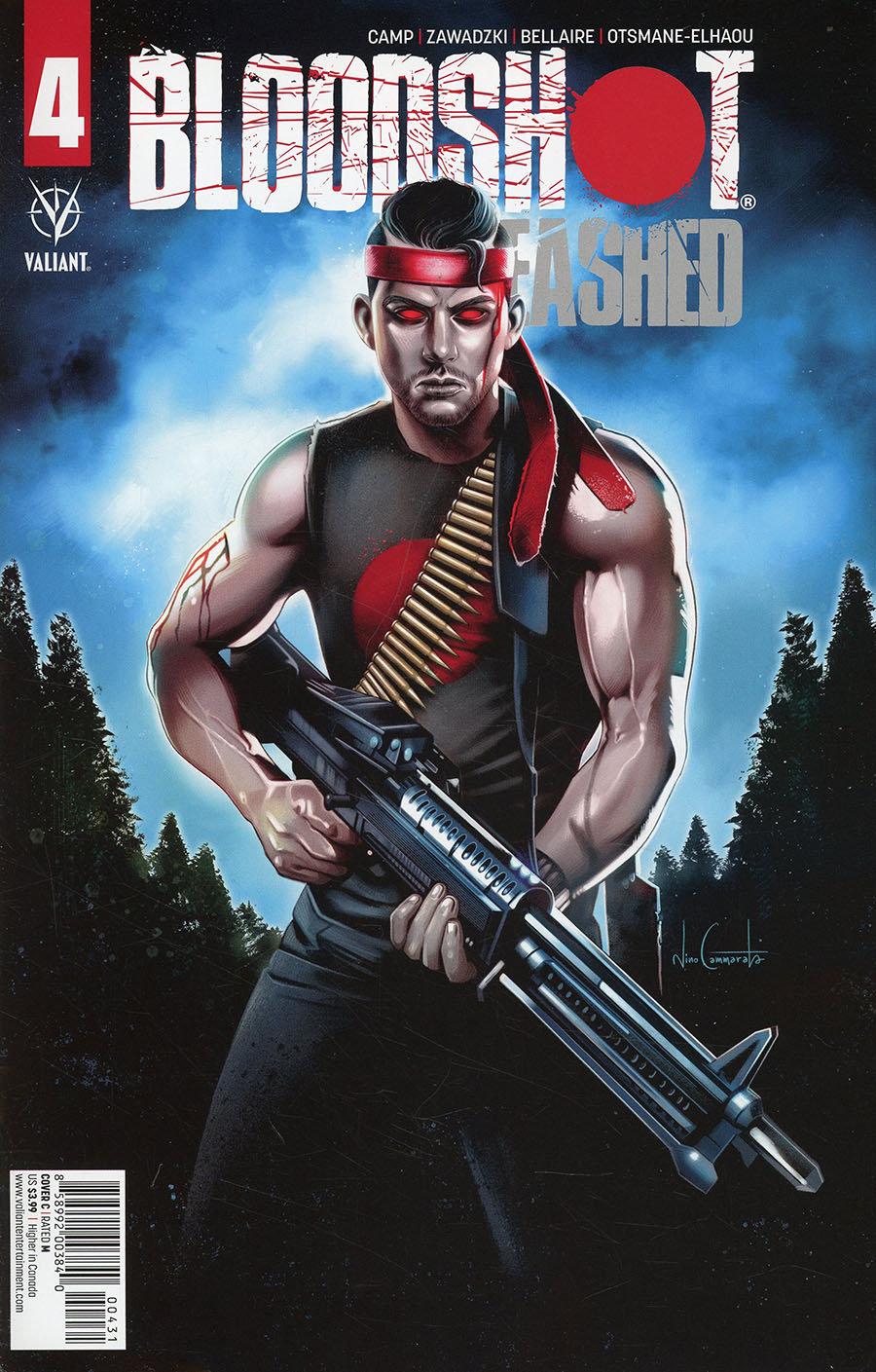 Bloodshot Unleashed #4 Cover C Variant Nino Cammarata Cover