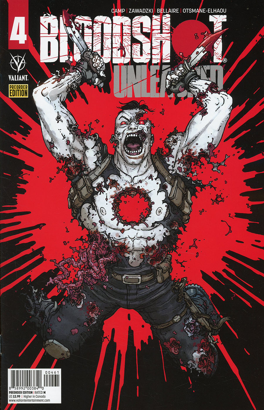 Bloodshot Unleashed #4 Cover E Variant Chris Burnham Hard To Kill Pre-Order Edition