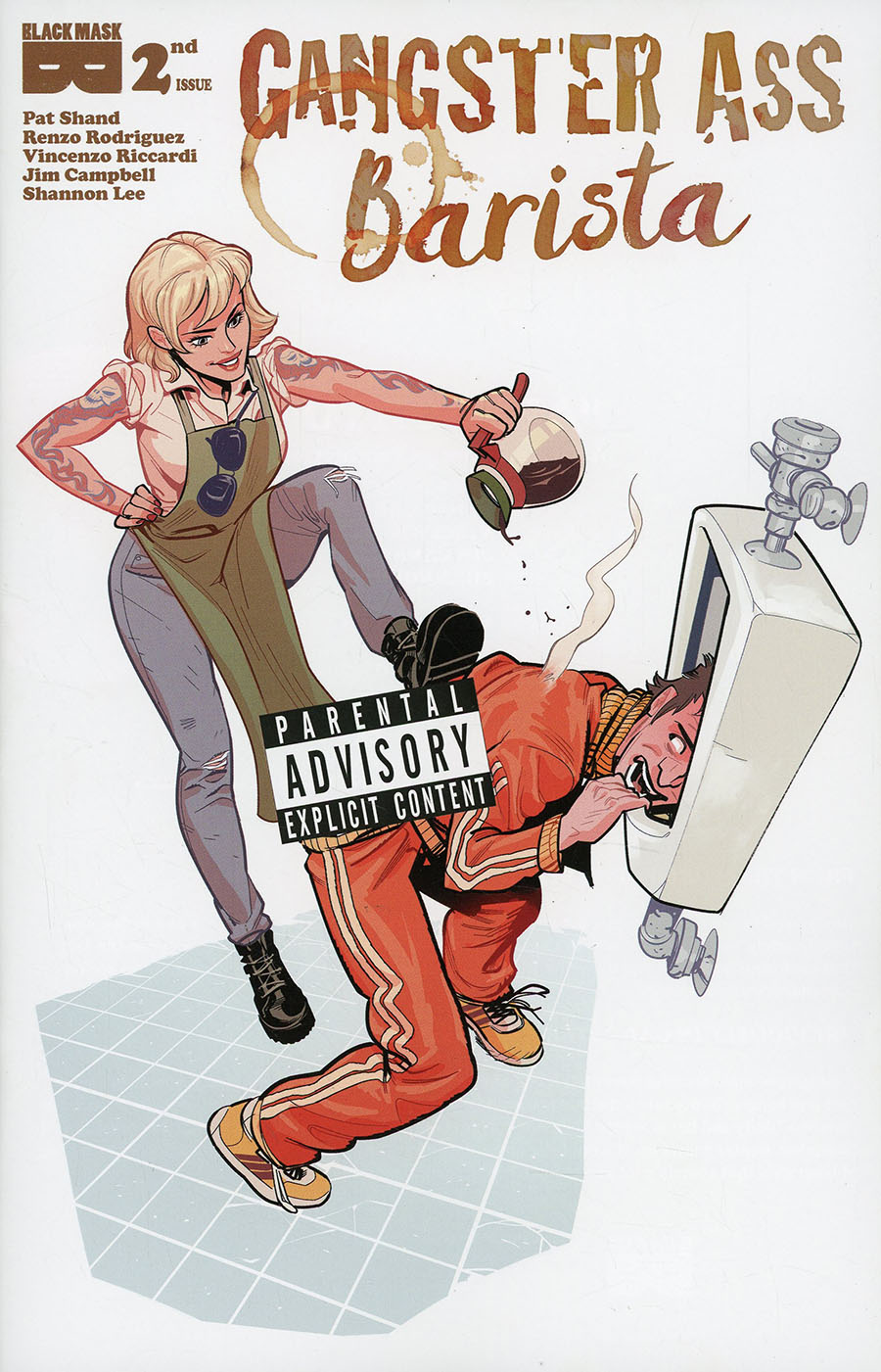 Gangster Ass Barista #2 Cover A Regular Conor Hughes & Fin Cramb Cover