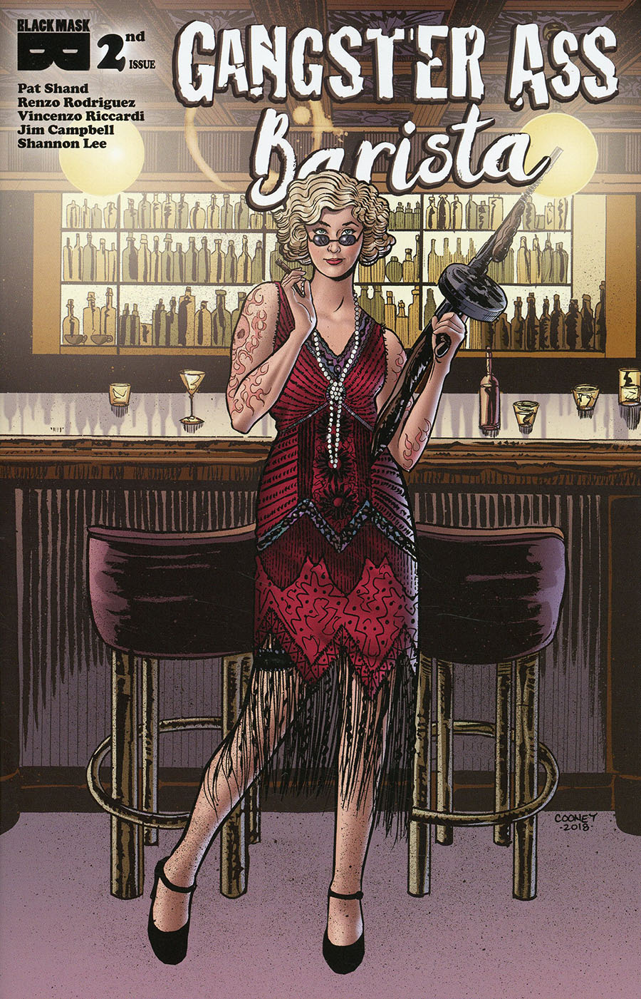 Gangster Ass Barista #2 Cover D Variant Daniel Cooney & Lisa Gonzales Cover