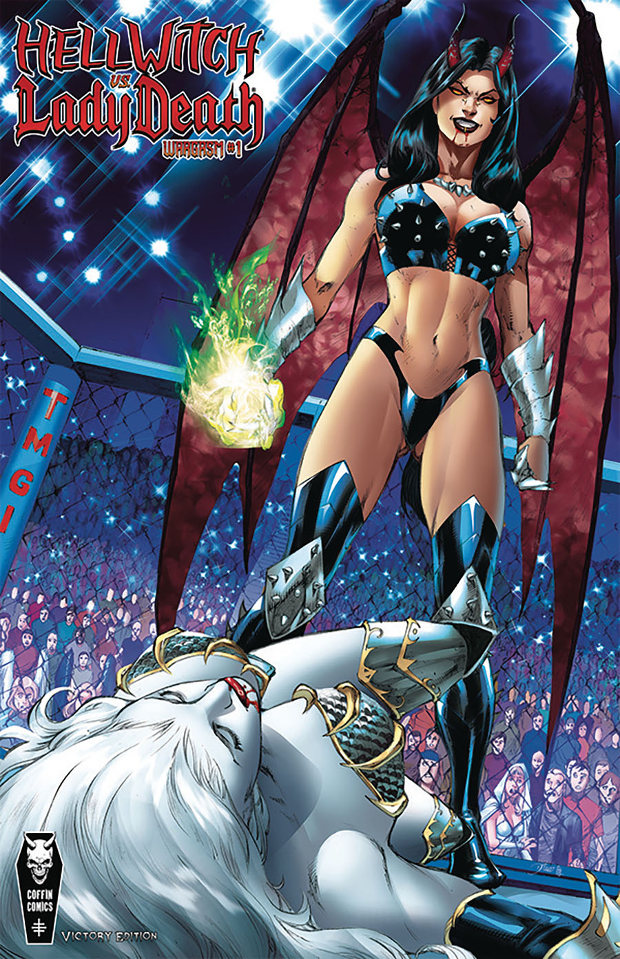 Hellwitch vs Lady Death Wargasm #1 Cover I Victory Edition