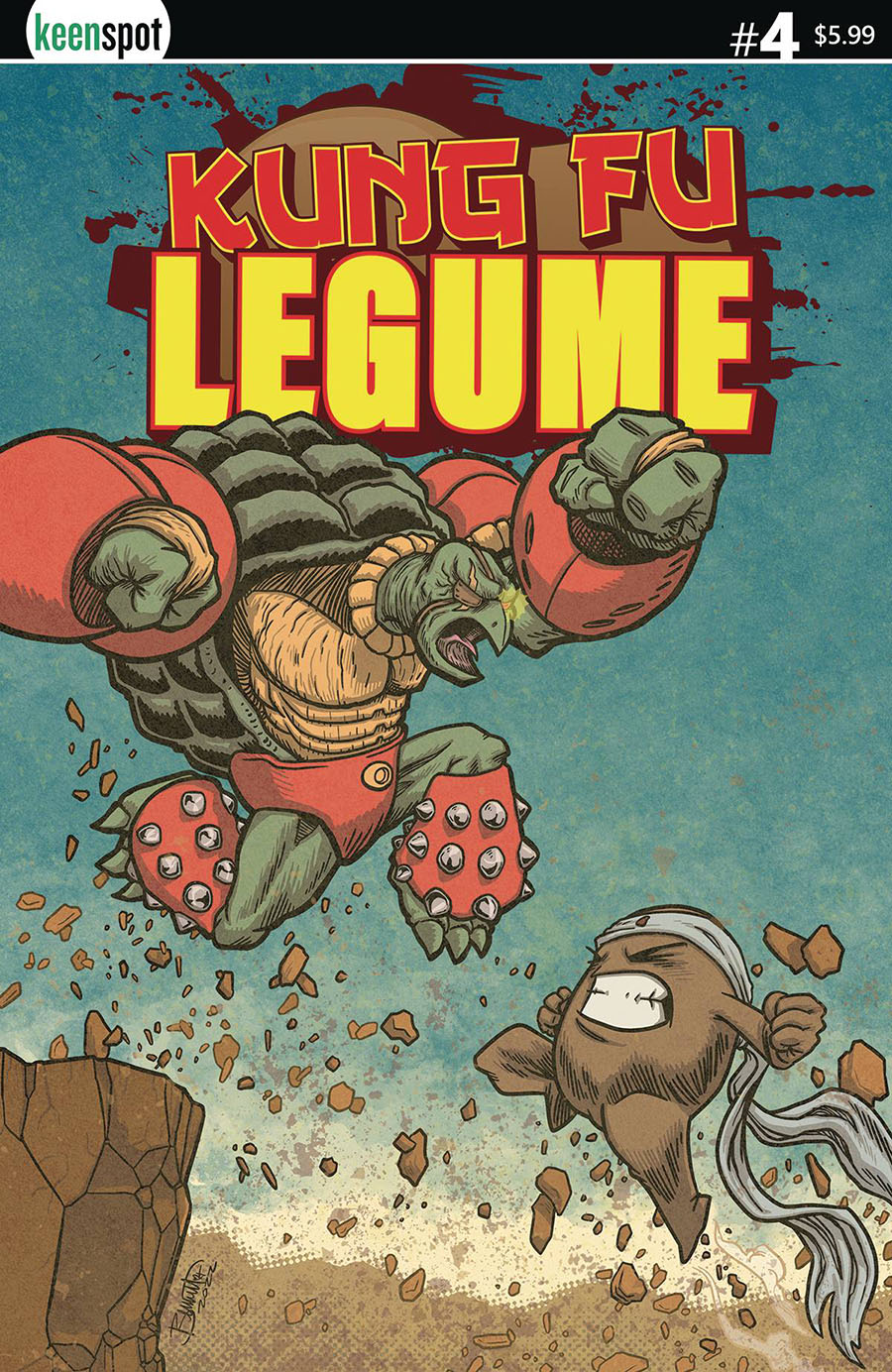 Kung Fu Legume #4 Cover B Variant Jerry Bennett Cover
