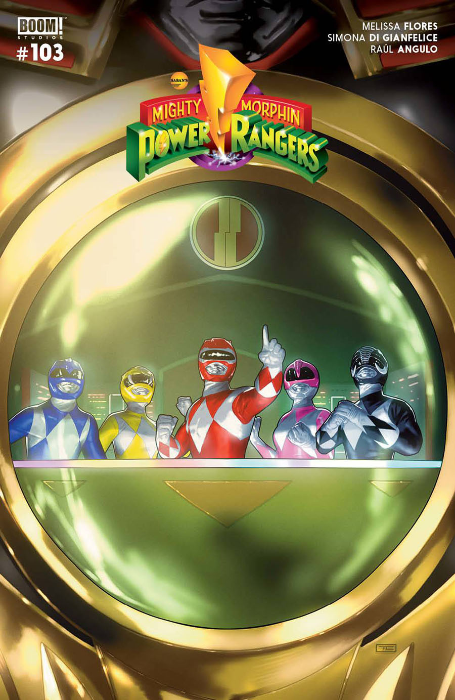 Mighty Morphin Power Rangers (BOOM Studios) #103 Cover A Regular Taurin Clarke Cover