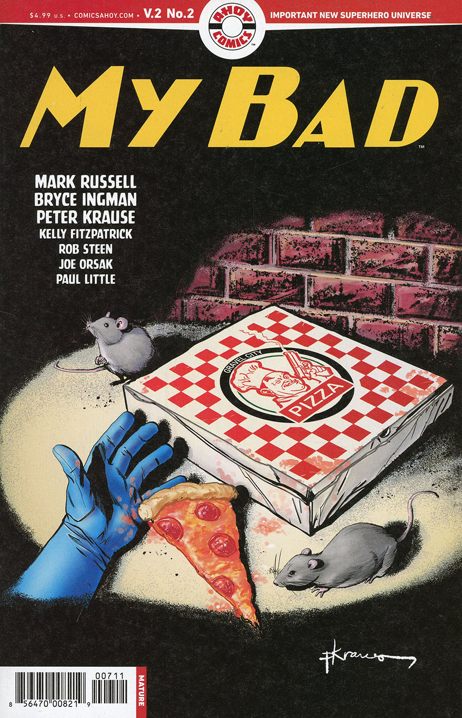 My Bad Vol 2 #2 Cover A Regular Peter Krause Cover