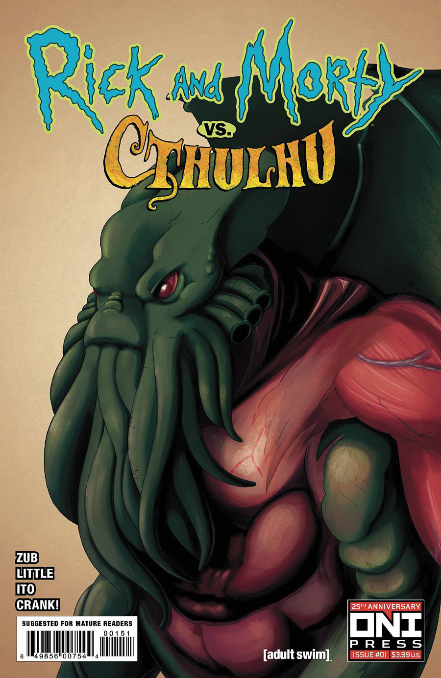Rick And Morty vs Cthulhu #1 Cover E Variant Julieta Colas Cover
