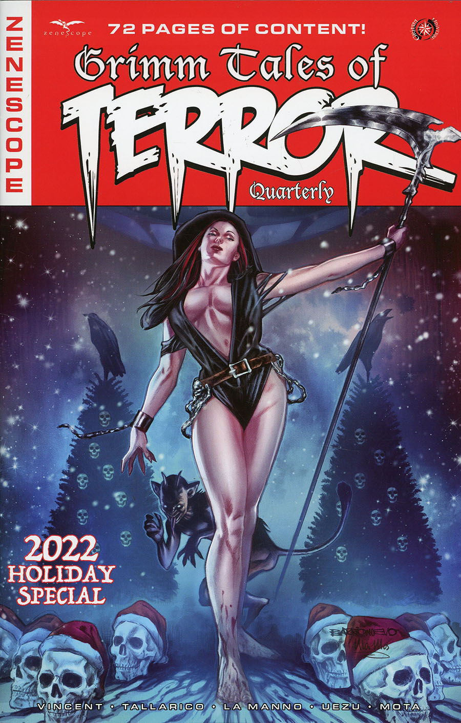 Grimm Fairy Tales Presents Grimm Tales Of Terror Quarterly #8 2022 Holiday Special Cover A Al Barrionuevo