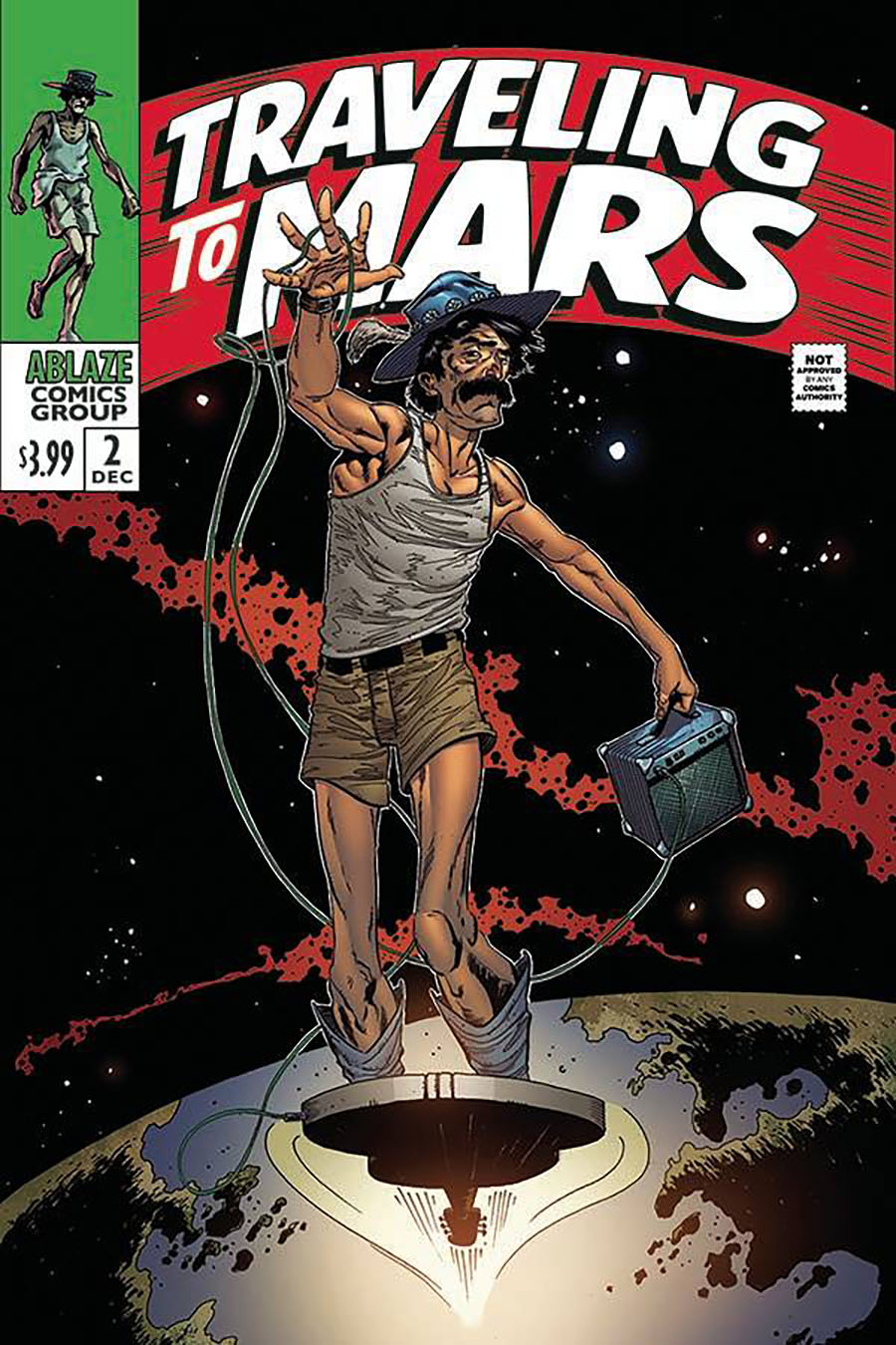 Traveling To Mars #2 Cover D Variant Brent McKee Silver Surfer 1 Parody Cover
