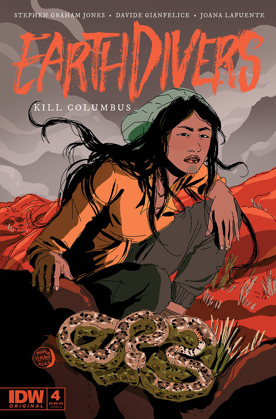 Earthdivers #4 Cover B Variant Maria Llovet Cover