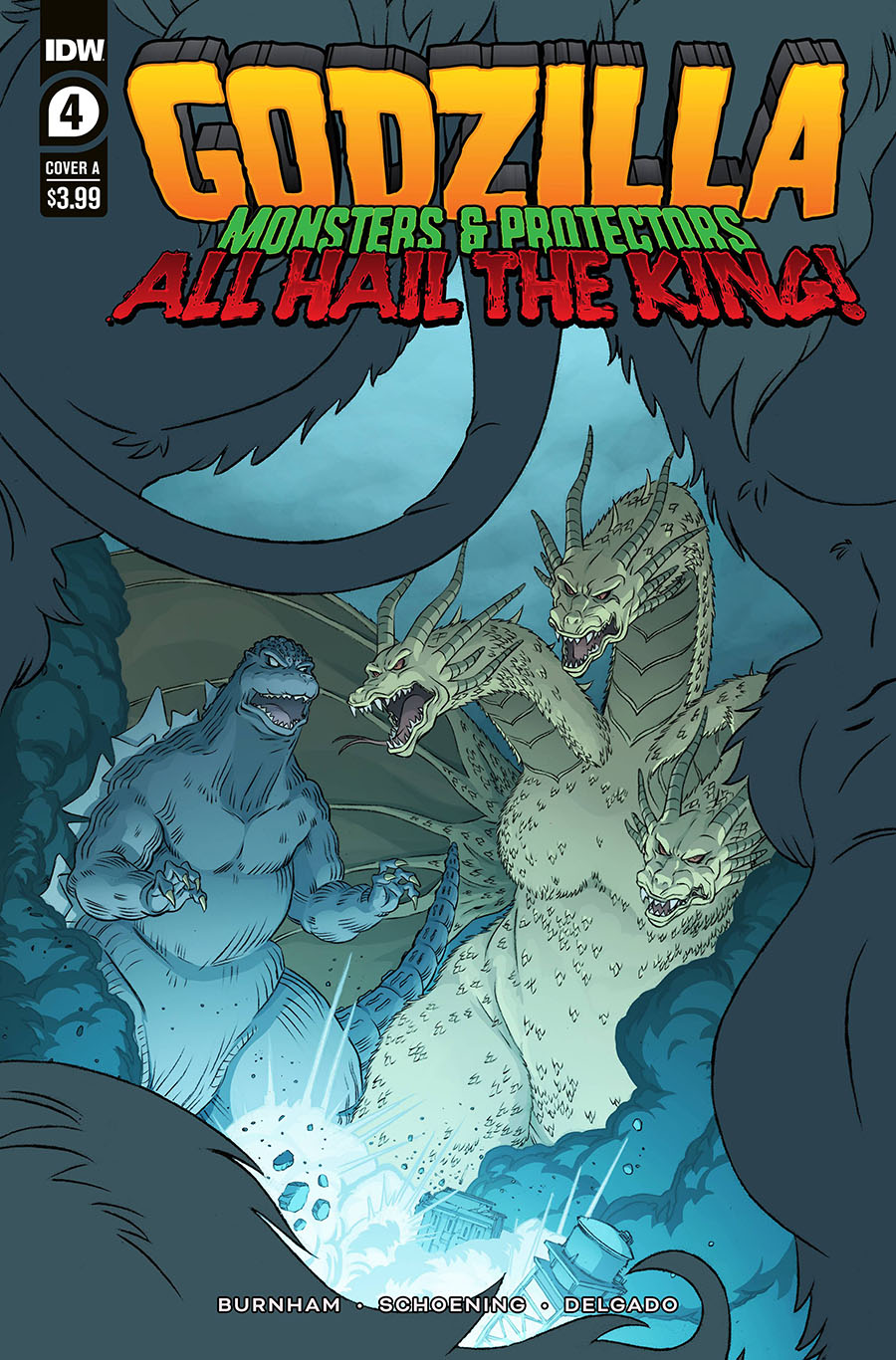 Godzilla Monsters & Protectors All Hail The King #4 Cover A Regular Dan Schoening Cover