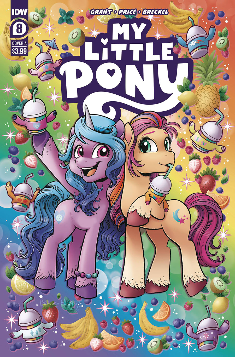 My Little Pony #8 Cover A Regular Brenda Hickey Cover
