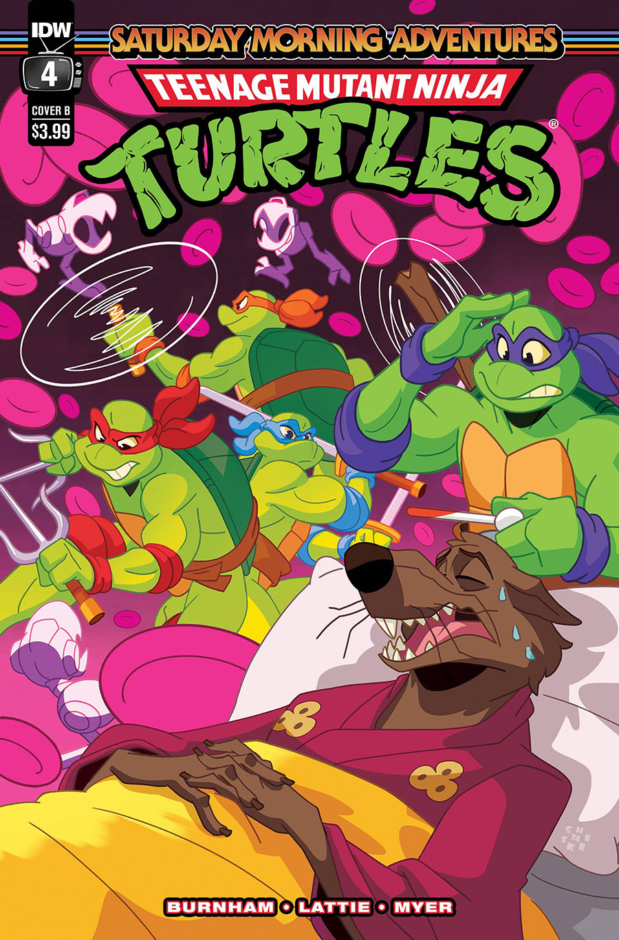 Teenage Mutant Ninja Turtles Saturday Morning Adventures #4 Cover B Variant Sean Galloway Cover