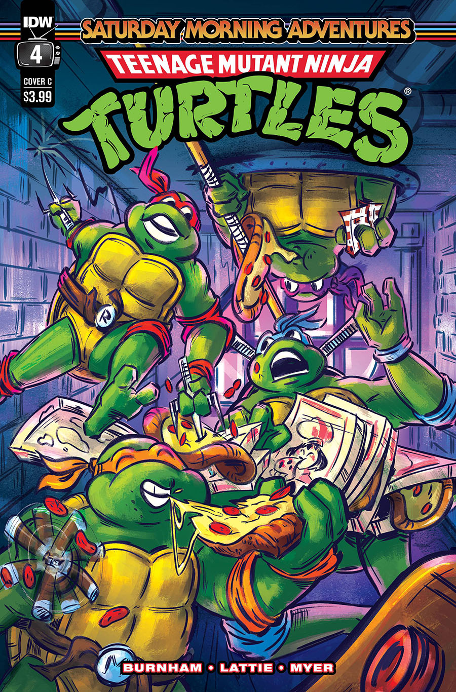 Teenage Mutant Ninja Turtles Saturday Morning Adventures #4 Cover C Variant Brenda Chi Cover