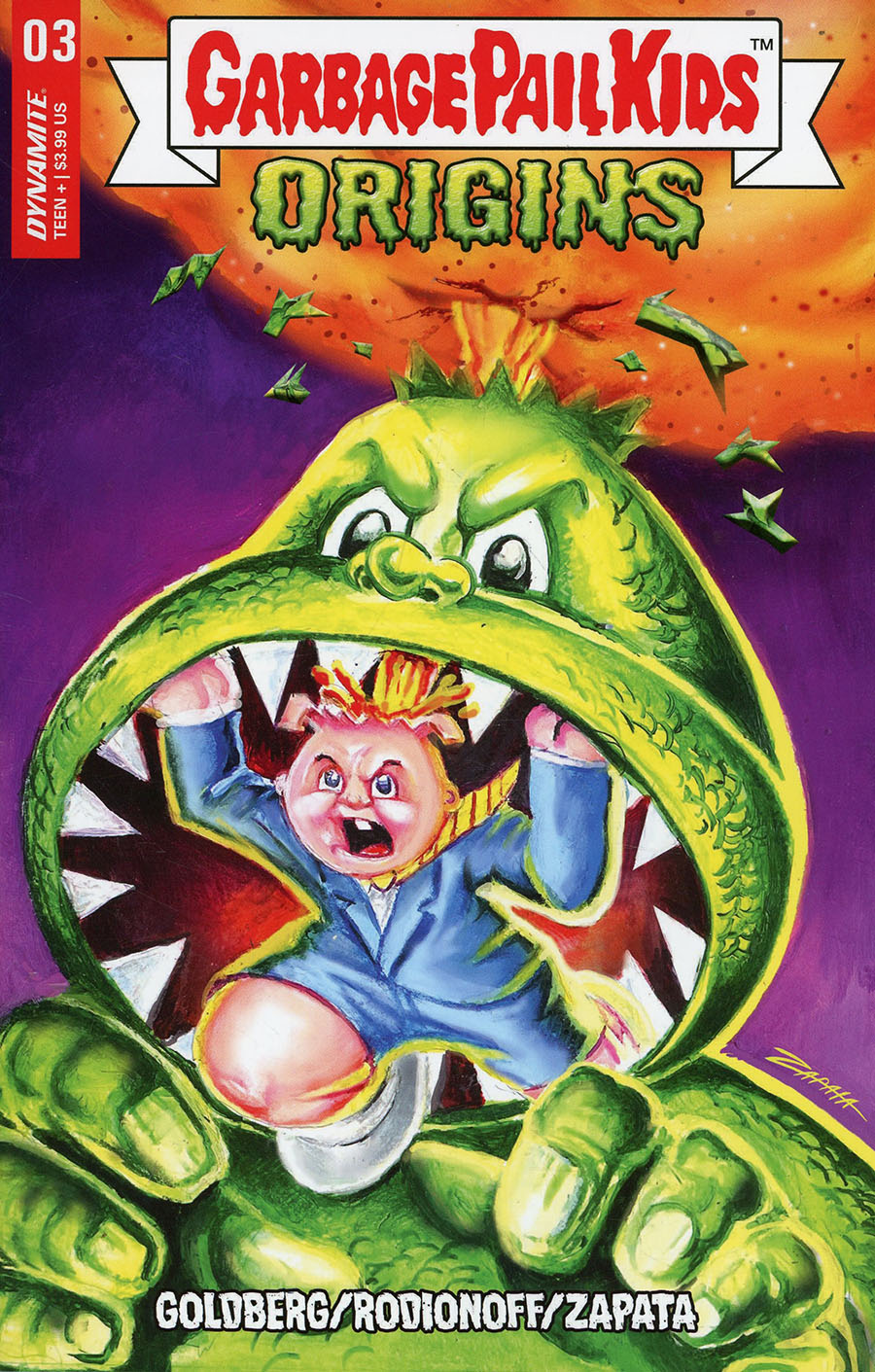 Garbage Pail Kids Origins #3 Cover B Variant Jeff Zapata Cover