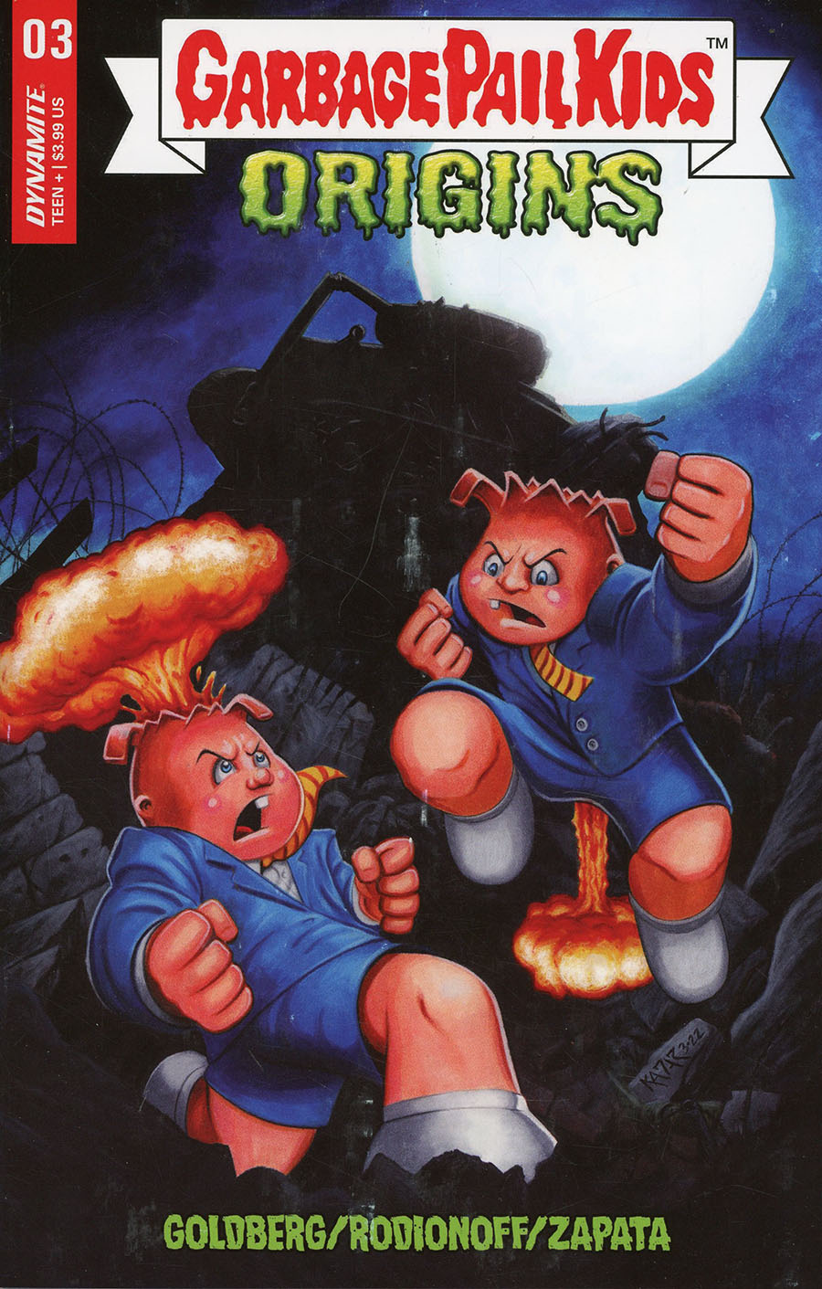 Garbage Pail Kids Origins #3 Cover C Variant Jeff Zapata & Frank Kadar Cover