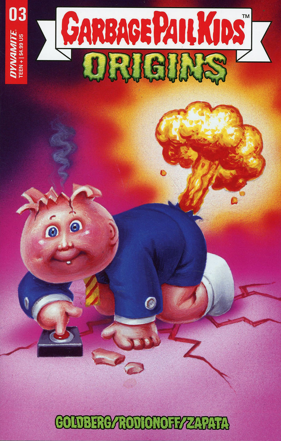 Garbage Pail Kids Origins #3 Cover D Variant Vintage Trading Card Card Stock Cover